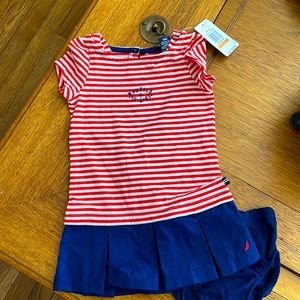 Nautica.  2 piece sailor dress